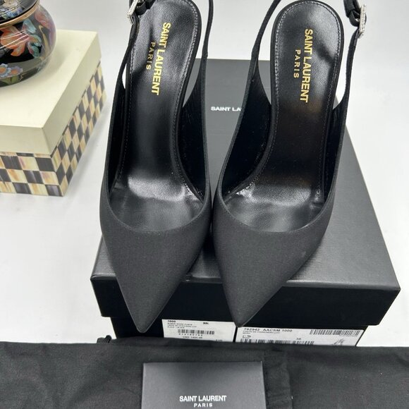 YSL Saint Laurent Opyum Sling back heels - Picture 5 of 14